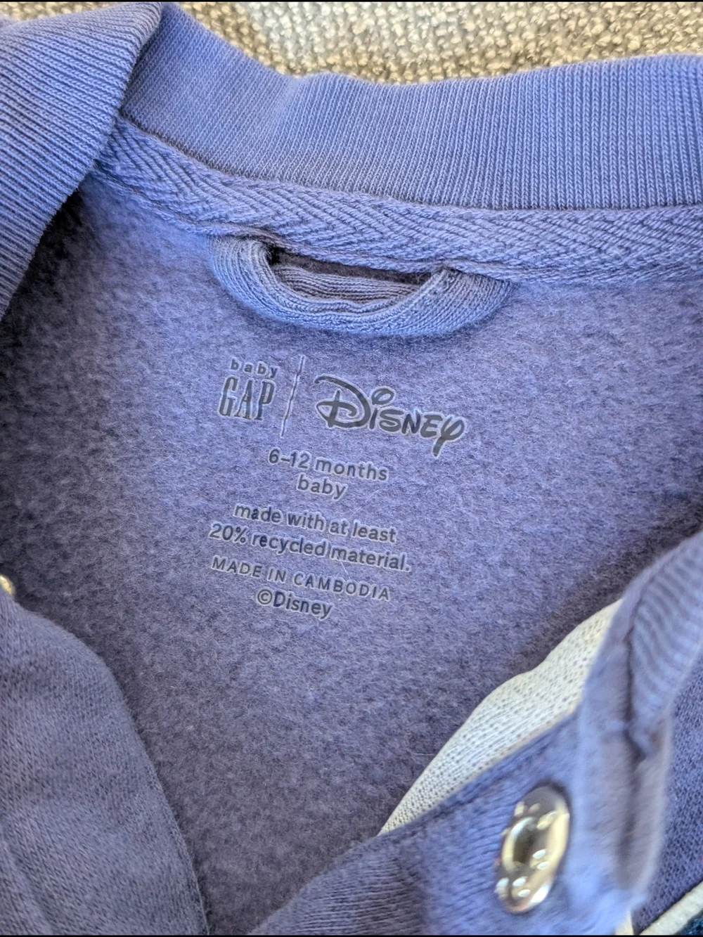 GAP Disney Navy and White Mickey & Donald Jumpsuit
